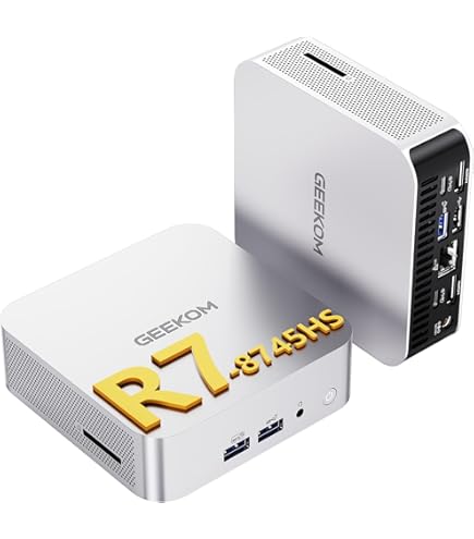 ACEMAGIC AI Mini PC AMD Ryzen 7 8845HS (8C/16T, up to 5.1GHz) Dual